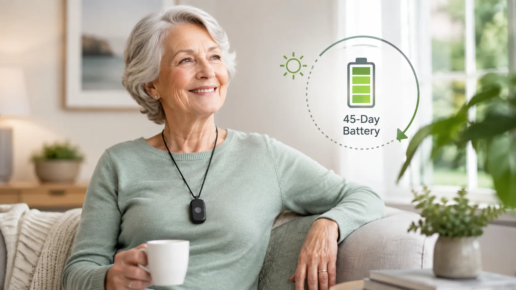 Why the Belle S 45-Day Battery Makes Medical Alert Protection Easier for Seniors