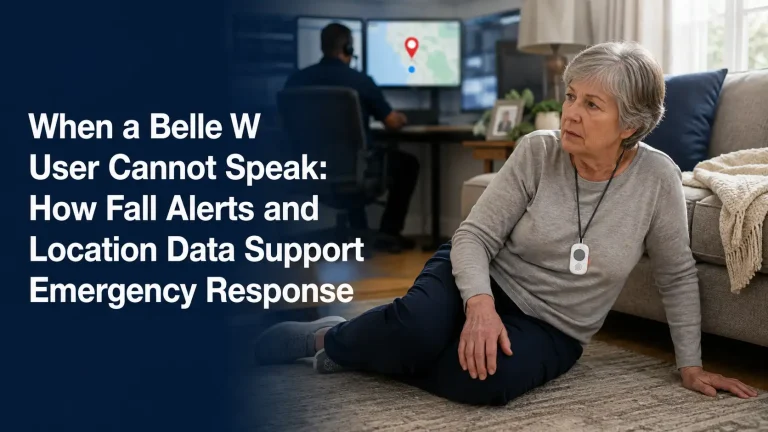 When a Belle W User Cannot Speak: How Fall Alerts and Location Data Support Emergency Response