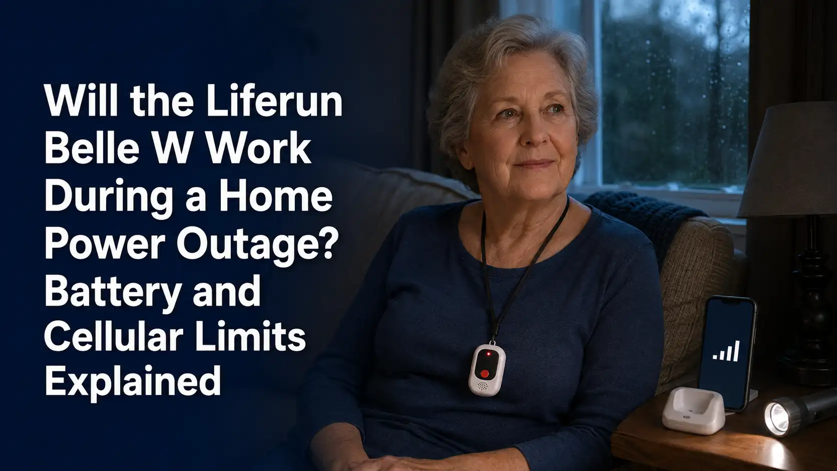 Will the Liferun Belle W Work During a Home Power Outage? Battery and Cellular Limits Explained