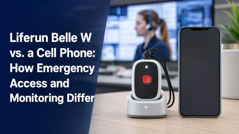 Liferun Belle W vs. a Cell Phone: How Emergency Access and Monitoring Differ